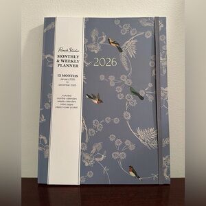 Punch Studio Monthly & Weekly Planner January 2026 - December 2026 Blue Birds